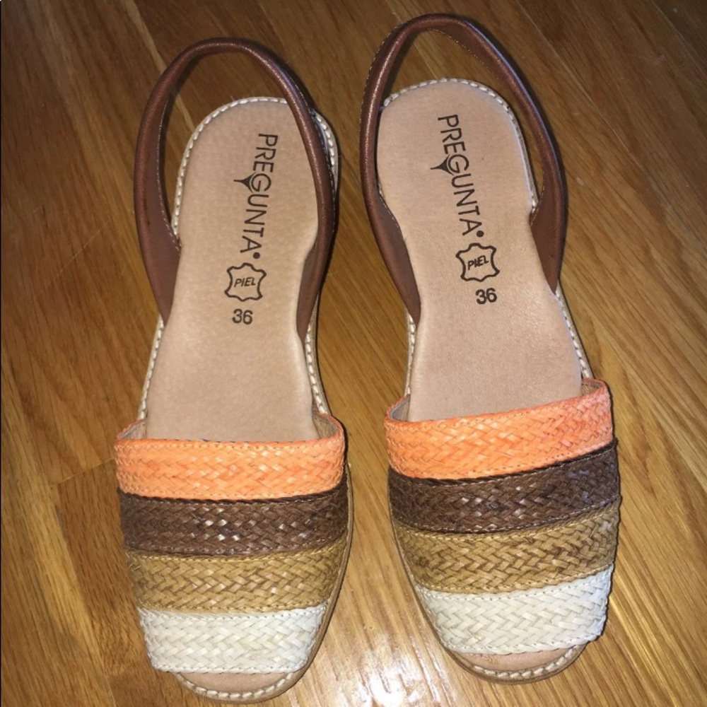 NEW Authentic Italian leather sandal